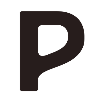 Organisch fließendes „P“ aus der Wortmarke