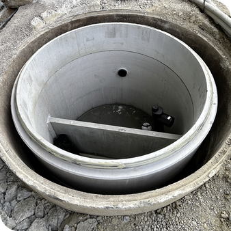 AWU Sanierung Betonschacht