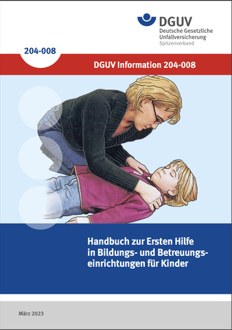 Titelbild Erste Hilfe für Kinder Handbuch 