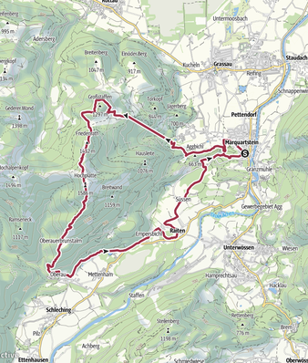 Tour 62 <> Marquartstein - Friedenrath - Hochplatte