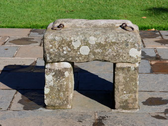 Scone Palace: Nachbildung des «Stone of Destiny».