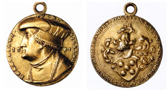 Goldmedaillon des Franziskus von Sickingen 1521