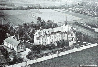 Das 1906 eingeweihte Krankenhaus Radeberg