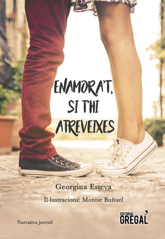 Portada de "Enamora't si t'hi atreveixes"... m'ha sembat bonica i simpàtica!