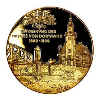 Goldmedaille Hafen Dortmund