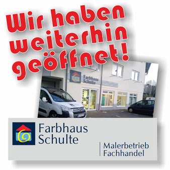 . . . wir haben weiterhin für Sie geöffnet