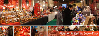 Pépite de lave , lave émaillée au marché de Noël et de nombreux artisans d'art