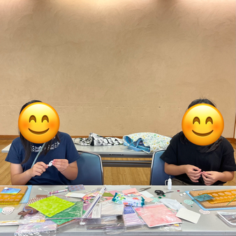 Sちゃん・Nちゃん 作業中