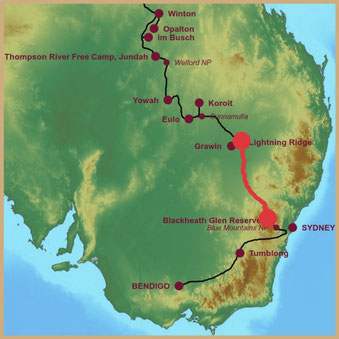 Roadtrip Australia, Blue Mountains, Govetts Leap, Lightning Ridge