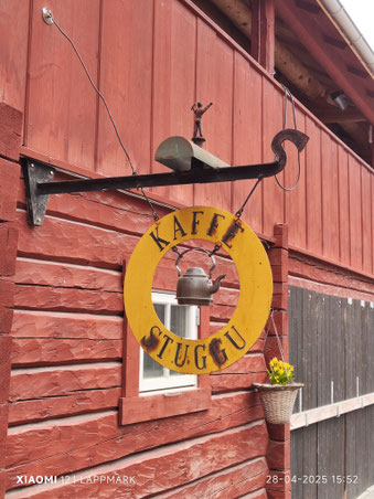 Uithangbord van Kaffe Stuggu