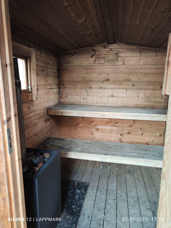 De bastu op de camping