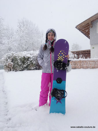 Snowboard upcycling; Pimp up your Snowboard; Snowboard mit Folie bekleben; Caballo Couture