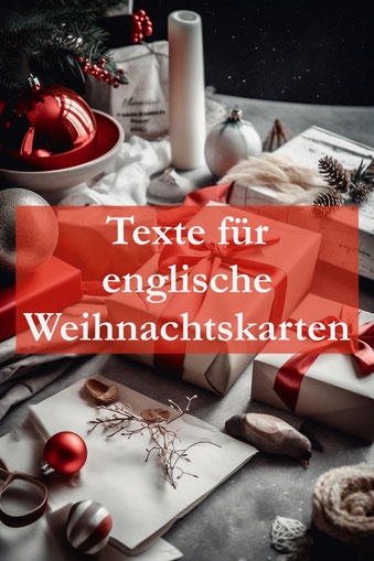 Texte für englische Weihnachtskarten