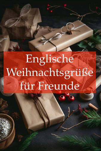 Englische Weihnachtsgrüße für Freunde