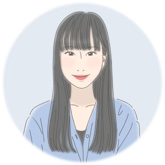 カウンセラーの似顔絵