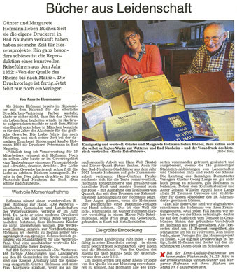 Bücher aus Leidenschaft  WZ 20.03.2018, Text + Foto: Annette Hausmanns