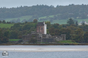 Burg Doe Castle bei Regen