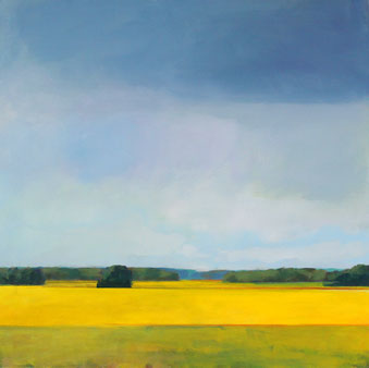 rapeseedfield -Kai Hoge 80x80 cm, 2017  verkauft