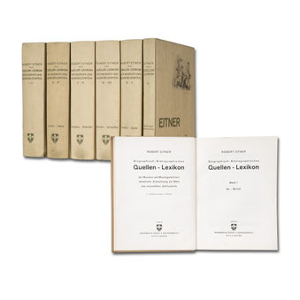 Eitner, Biographisch-Bibliographisches Quellen-Lexikon 1959