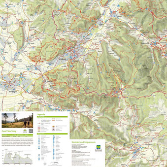 Wanderkarte Zweitälerland
