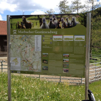 Thementafel Radweg