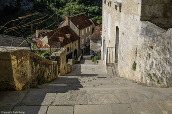 Bild: In den Straßen von Rocamadour