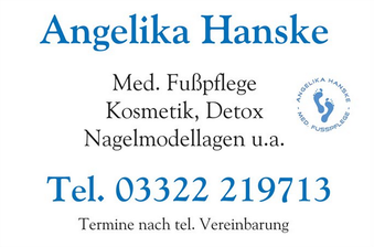 Werbetafel A.Hanske