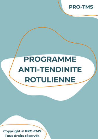 Programme anti-tendinite rotulienne : exercices spécifiques pour soulager et prévenir les douleurs de la tendinite rotulienne