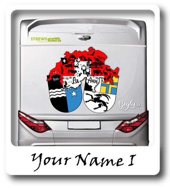Strewo wohnmobile aufkleber Your Name