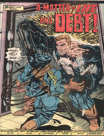Figure 16. Vénom s'échappe de sa prison sonique dans The Amazing Spider-Man #315 de 1989