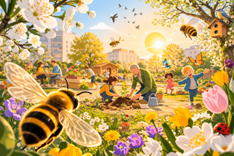 Frühling in der Stadt