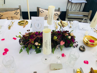Hochzeitstafel im taubenkobel