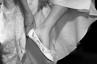 Ballerinas bei der Hochzeit