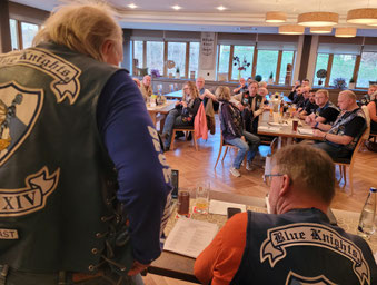 Blue Knights® Germany XIV Mittelfranken e.V.  Polizei-Motorradtouren-Club, Jahreshauptversammlung 2026, Vorstand Blue Knights Germany XIV, Webseite und Bilder: Peter Dorsch Bayreuth "Grisu" Webmaster