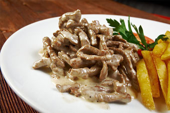 Beef Stroganoff