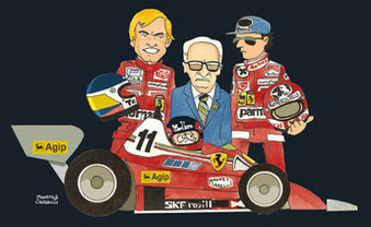 Gilles Villeneuve by Muneta & Cerracín
