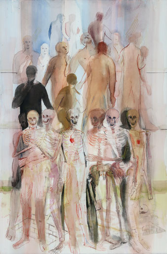 Michael Hedwig, Transfiguration, 2023, Aquarell, 57x37,5cm