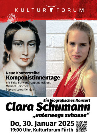 Clara Schumann und Laura Demjan. Foto: Laura Demjan