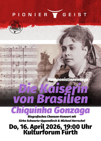 Chiquinha Gonzaga. Foto: Wikimedia Commons