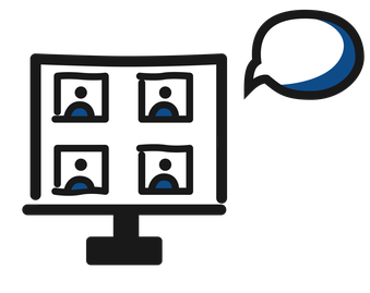 Online Mediation Zeichnung