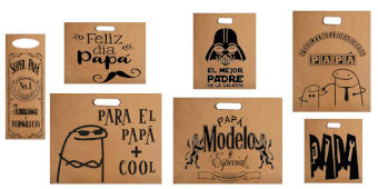 BOLSA CON TEXTO TIPO VINTAGE