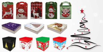 CUBOS PELUCHERAS Y CAJAS NAVIDEÑOS