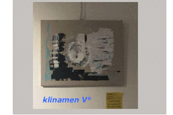 Quadro realizzato da Sinestesie di Como su Klinamen V (2016)