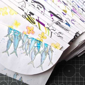 DIY Briefumschlag selber machen aus Schmierpapier