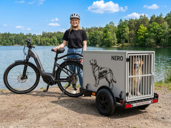 Auf dem Foto ein Librty-piggyback 65, passgenau für SafeBox 100
