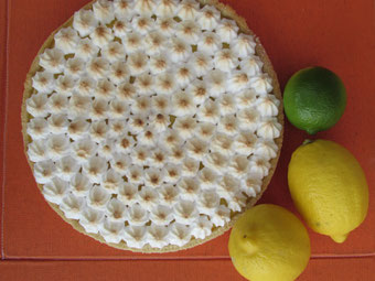 La tarte douce et fondante au citron meringuée