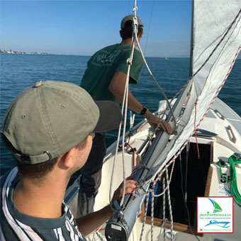 Segelkurs am Bodensee, Praxisunterricht in Rorschach bei der Jachtfahrschule.ch, Schweizer Segelausbildung.