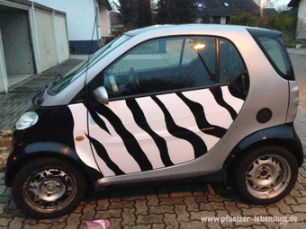 Smart Fortwo Zebramuster Zebrastreifen