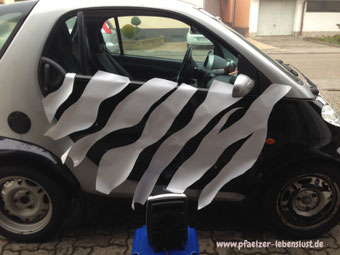 Smart Fortwo Zebramuster Zebrastreifen