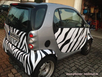 Smart Fortwo Zebramuster Zebrastreifen